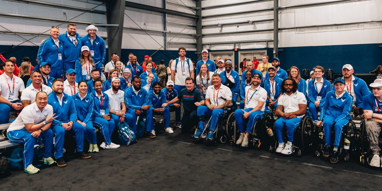 A group of people smiling at the camera