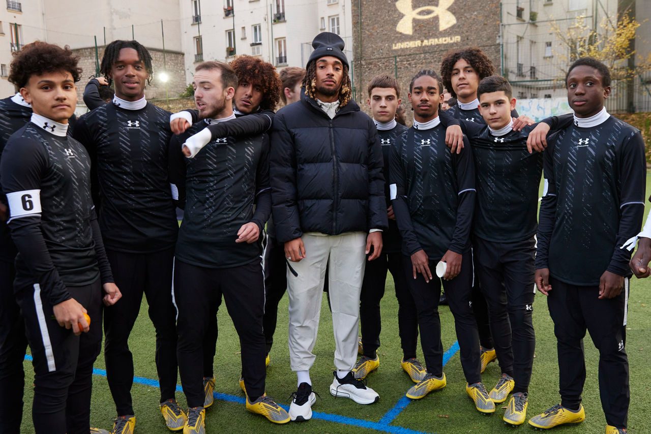 SACHA BOEY JOINS UNDER ARMOUR FOOTBALL ROSTER AND EMBRACES THE COLD IN PARIS 