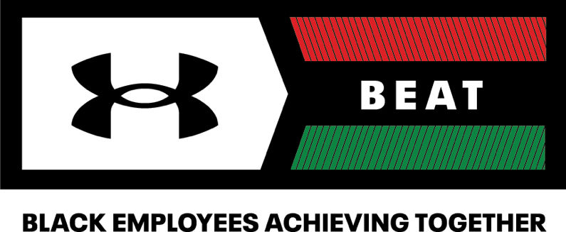 Logo des employés noirs qui s’accomplissent ensemble