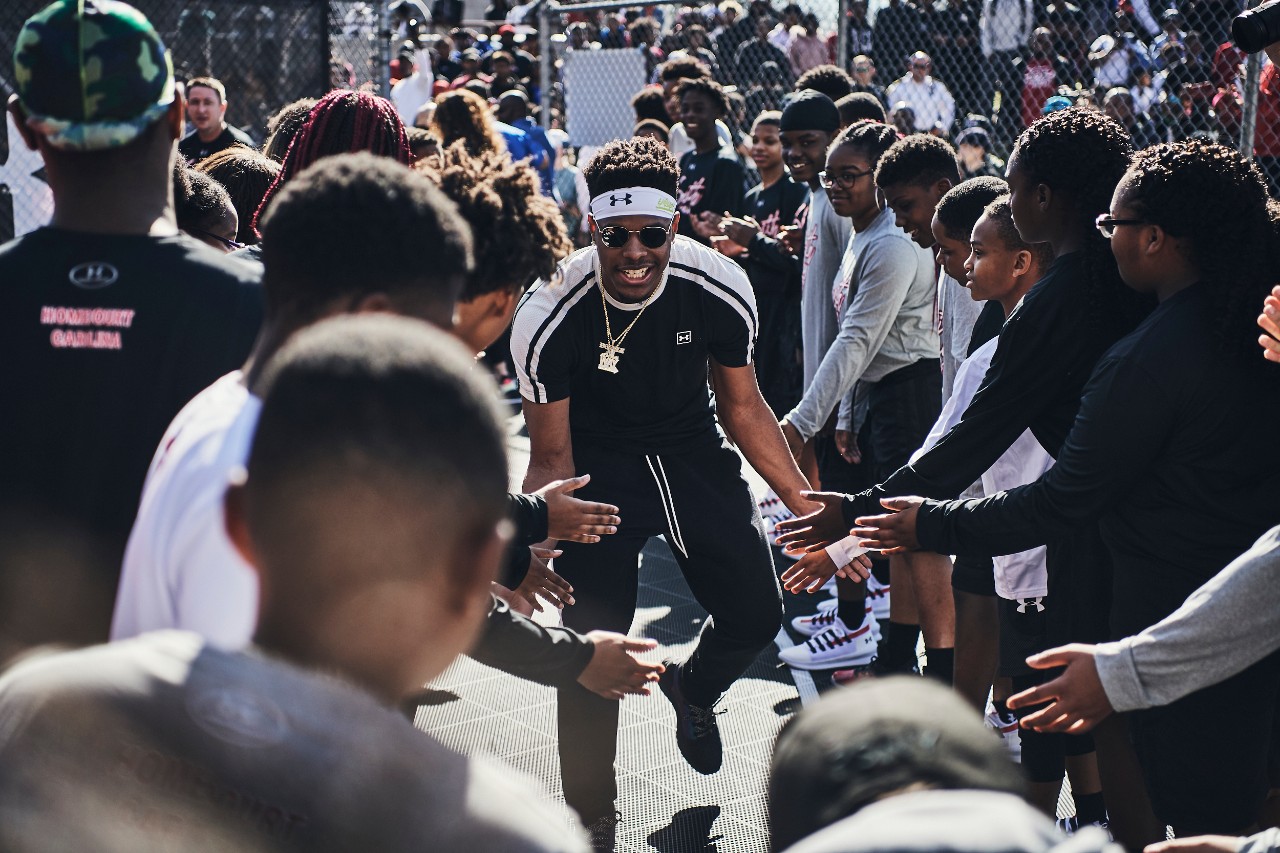 Dennis Smith Jr NBA ASW 2019 Fayetteville 