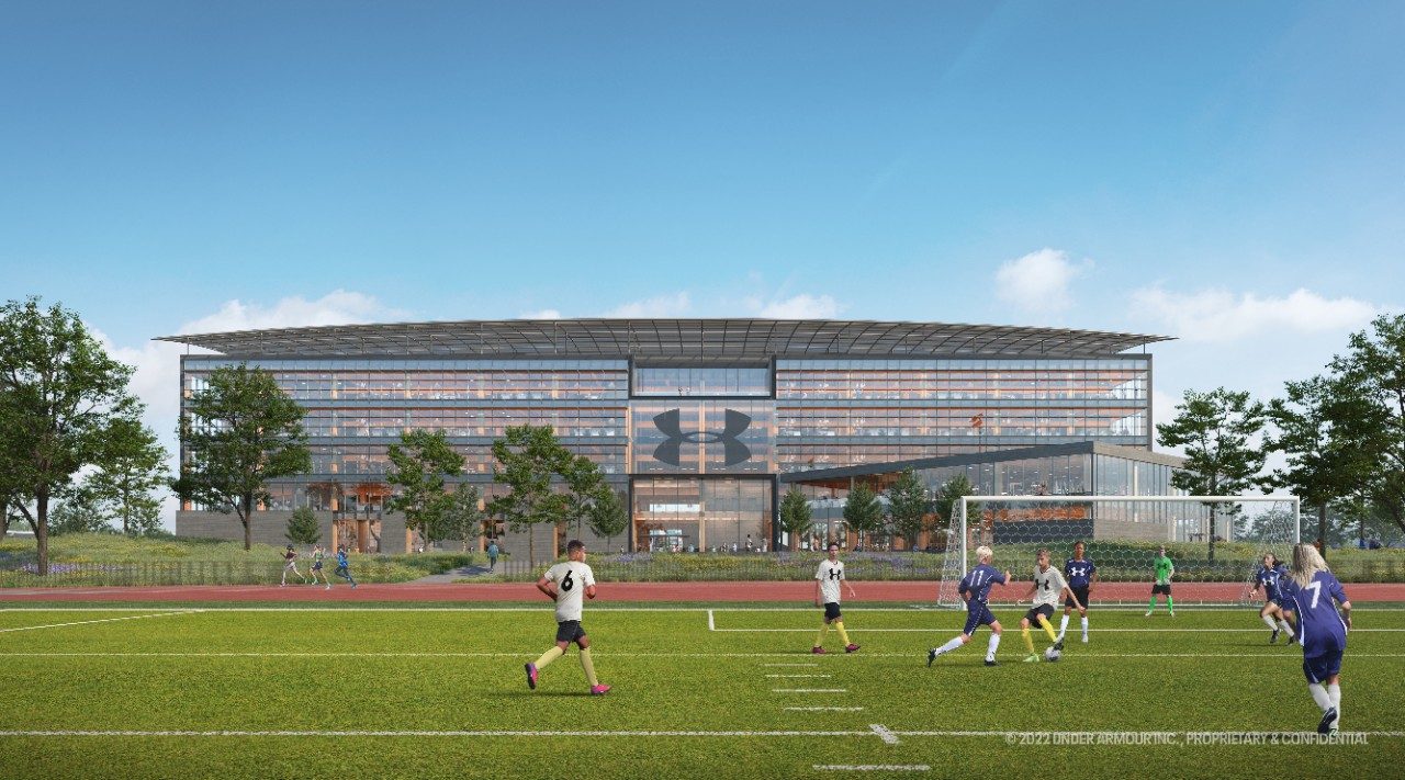 Under Armour dévoile la conception durable de son siège social à Baltimore