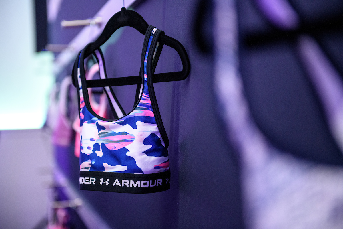 Soutien-gorge de sport Crossback pour filles à imprimé coloré