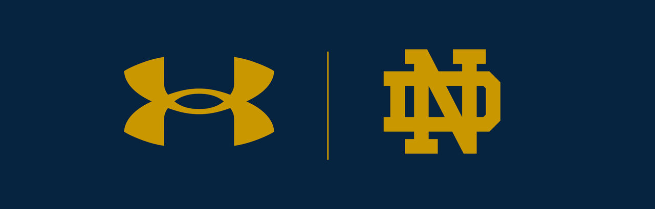 Logos Under Armour et de l’Université de Notre Dame