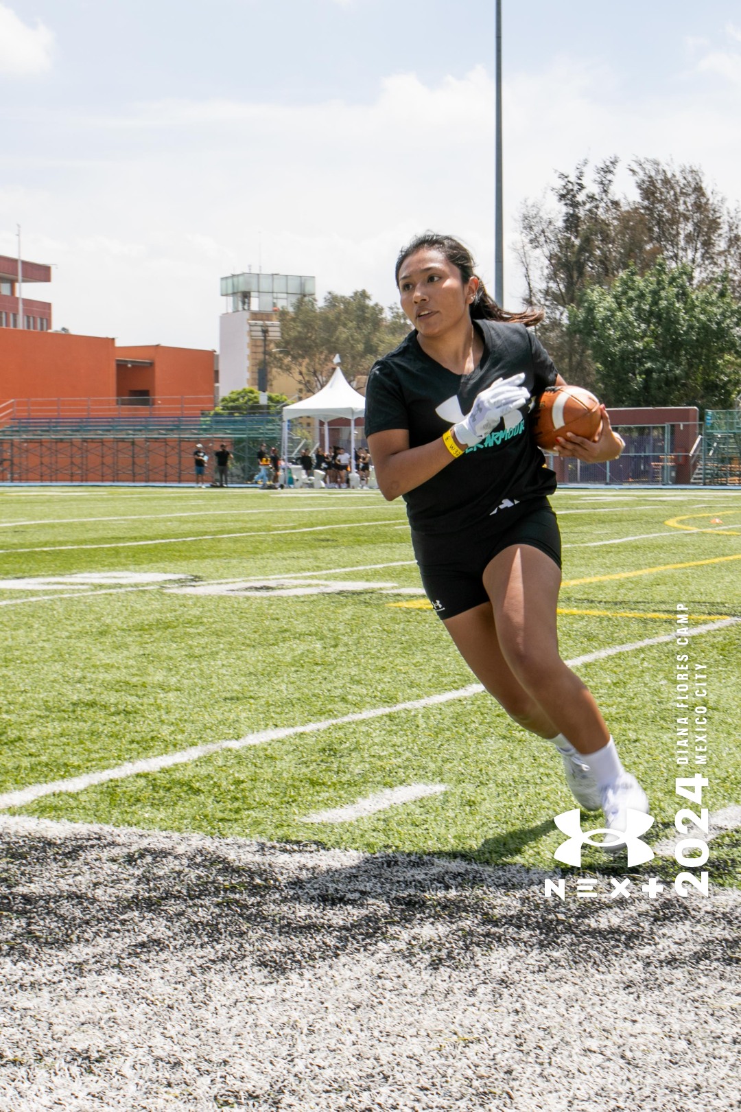 Diana Flores Mexique Flag Football Camp