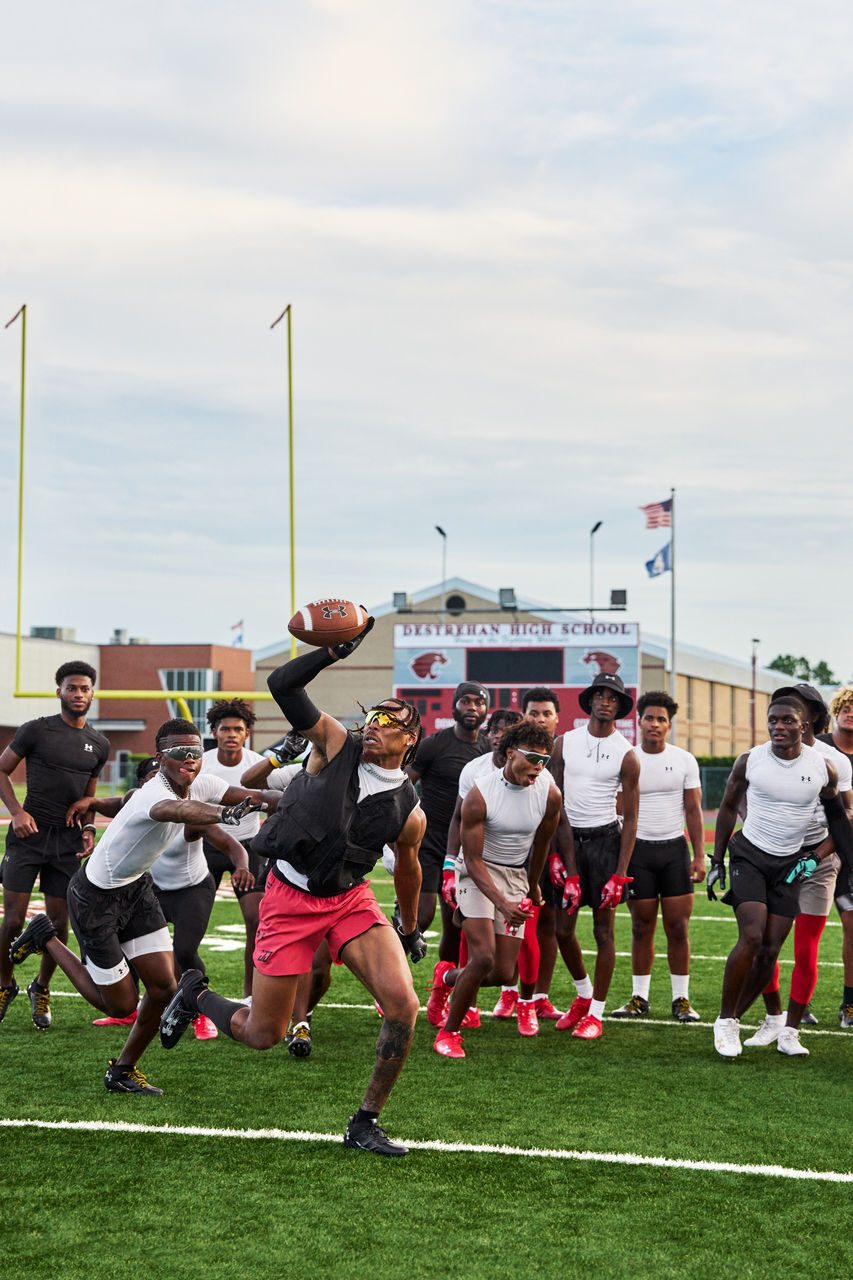 Football Players Celebrating